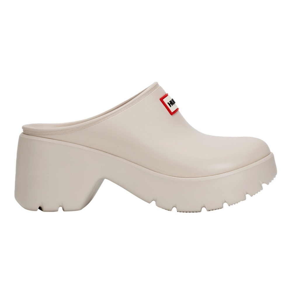 Hunter Anika Slip-on Casual Clogs in Ivory